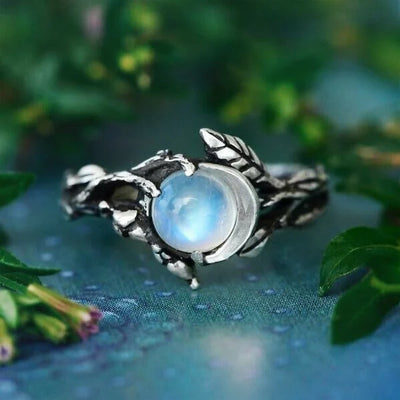 Celestial Moonstone Ring