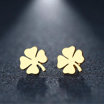 Clover Earrings in Gold and Silver