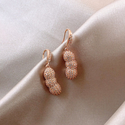 Pearl Chrysalis Earrings in Gold