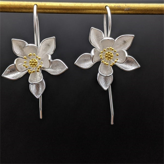 Silver Blossom Earrings