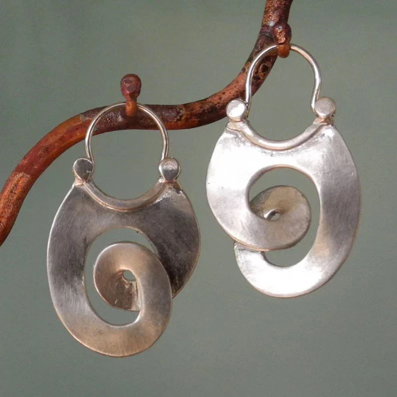 Vintage Spiral Earrings