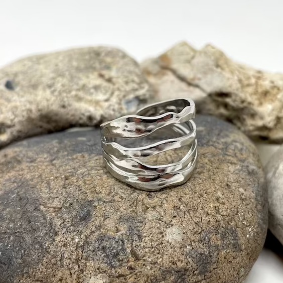 Vintage Adjustable Silver Ring