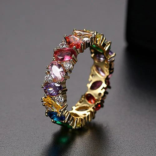 Colorful Zirconia Ring